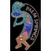 PALM SPRINGS KOKOPELLI THE FLUTE PLAYER GLITTER PIN